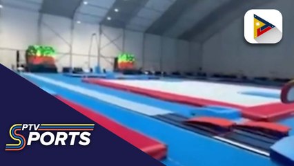 Training hall ng 3rd FIG Artistic Gymnastics Junior World Championships, ipinasilip