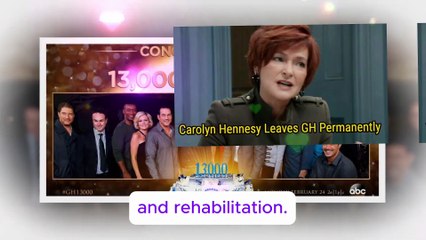 Carolyn Hennesy's leg is amputated, Diane is recast General Hospital Spoilers