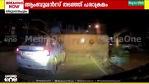 ആംബുലൻസ് തടഞ്ഞ് കാർ ഡ്രൈവറുടെ പരാക്രമം