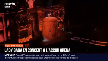 SIGNÉ BFM - Avec des décors hors normes et ses costumes XXL, Lady Gaga a envouté ses fans parisiens pour son premier concert à Bercy