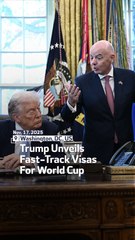 Trump Unveils Fast-Track Visas For World Cup