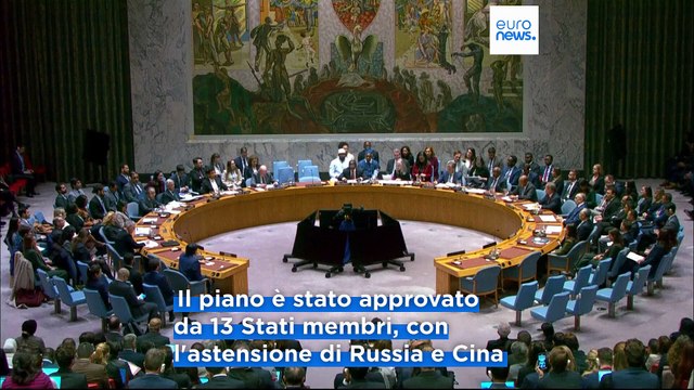 Il Consiglio di sicurezza dell'Onu approva piano di pace di Trump per Gaza, astenute Cina e Russia