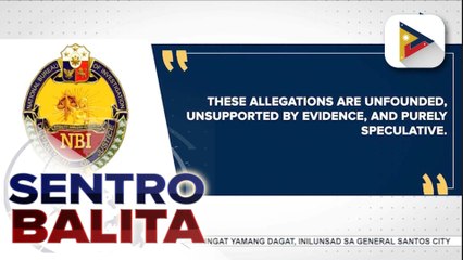 NBI, pinabulaanan ang umano'y illegal detention sa aide ni ex-Rep. Zaldy Co at kanyang asawa; NBI, bukas sa anumang imbestigasyon