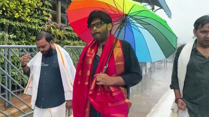 Producer Naga Vamsi Visuals @ Tirumala