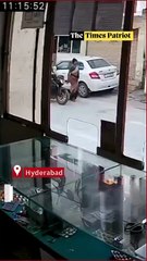 Hyderabad Shock: Chain Snatching Caught on CCTV in Broad Daylight at Tunkunta