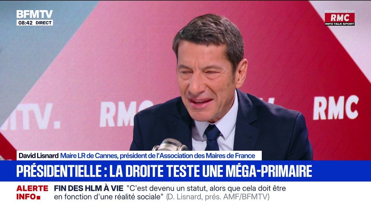 "Aujourd'hui, on ne peut pas aller au deuxième tour": David Lisnard (LR) appelle "tous ceux qui se réclament de la droite" à participer à une grande primaire ouverte