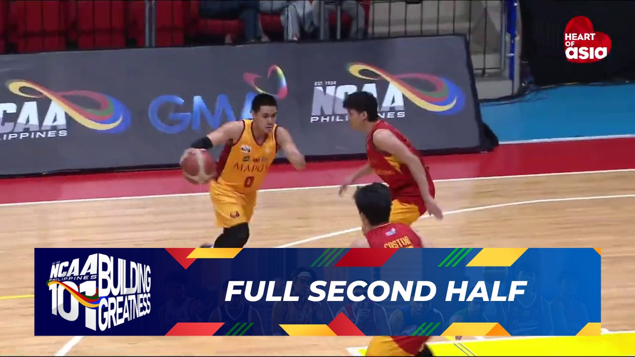 FULL SECOND HALF - Mapua Cardinals vs SSC-R Golden Stags | NCAA Season 101