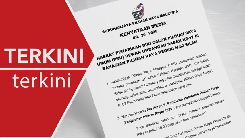 [TERKINI] Calon PH di kerusi Silam kekal dalam kertas undi - SPR