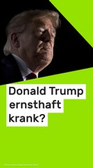 No Glomex Donald Trump ernsthaft krank?: US-Präsident prahlt mit MRT-Ergebnis - doch bei einem Detail weicht er aus