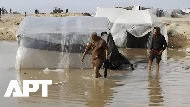 “We Were Completely Flooded” – Heavy Rains Crush Gaza’s Displaced Families Amid Ongoing Crisis | APT