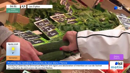 18/11/2025 - ici matin par ici Auxerre en vidéo