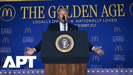 Trump Tells McDonald’s Leaders Inflation Fight ‘Will Take Time’ as Prices Keep Rising | APT