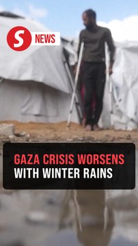 Heavy winter rains worsen humanitarian crisis in war-ravaged Gaza