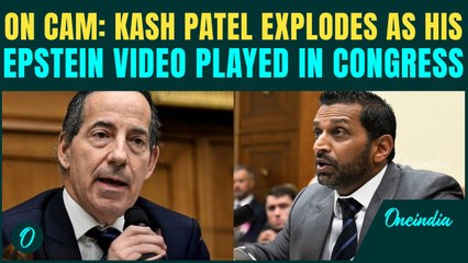 Kash Patel’s SHOCKING Flip on Epstein Files | FURIOUS CLASH With Jamie Raskin Over HIDDEN Blackbook