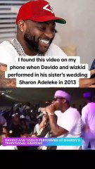 TBT to when Wizkid graced Davido’s sister wedding with his presence in 2013