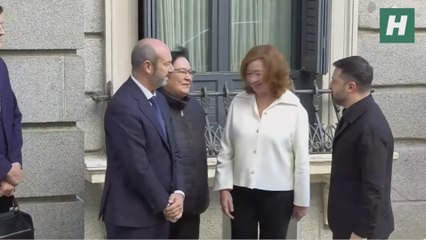 Zelenski llega al Congreso, en su tercera visita a España, para pedir apoyo
