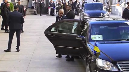 Zelenski llega al Congreso de los Diputados