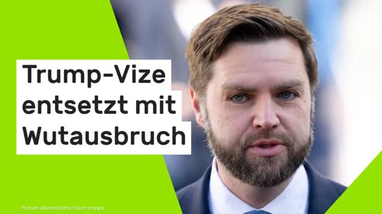 J.D. Vance: 'Habe null Toleranz gegenüber Drecksäcken' - Trump-Vize entsetzt mit Wutausbruch