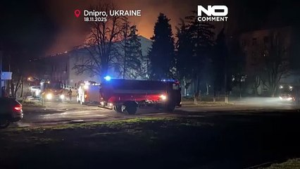 Attacco di droni russi a Dnipro: feriti e danni agli edifici