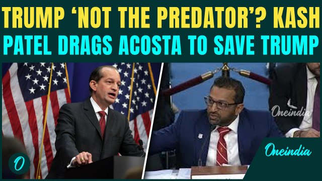 Trump NOT a S**ual Predator? Kash Patel THROWS Alex Acosta Under Bus Amid Bikini Girls Photos BLOWUP