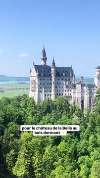 Perché sur les hauteurs de la Bavière, le château de Neuschwanstein semble tout droit sorti d’un rêve. 🏰