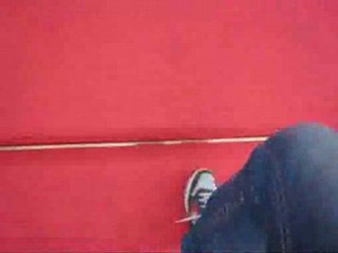 caméra embarquée sur les marches de cannes