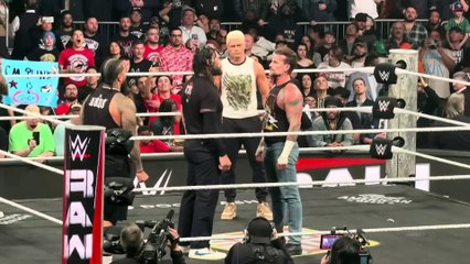 Roman Reigns Confronts CM Punk, Joins WarGames Team - WWE Raw 11/17/2025