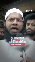 Bus-oil tanker accident claims dozens of Indian lives in Saudi Arabia.