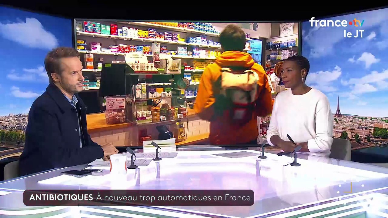 La consommation d'antibiotiques a connu une nouvelle augmentation en France en 2024 en médecine de ville et retrouvé des niveaux comparables à l'avant-Covid, indiquent les autorités sanitaires - VIDEO