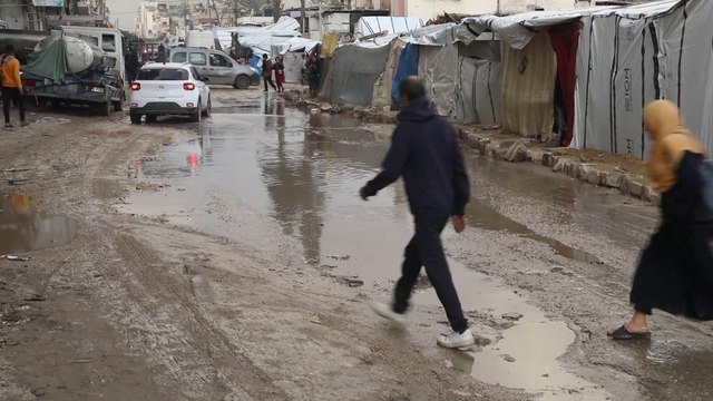 Winter floods deepen misery of displaced Gazans