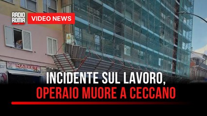 Incidente sul lavoro, operaio muore a Ceccano