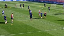 El Atlético afina la puntería