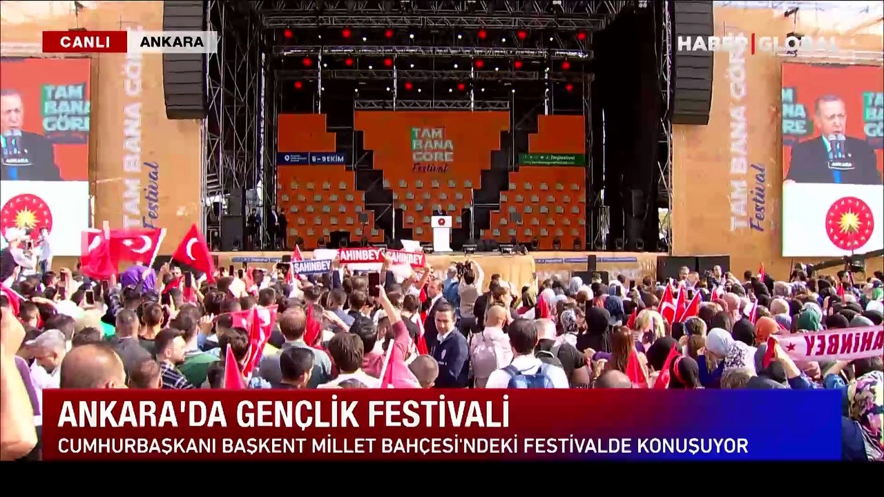 Erdoğan, 'Tam Bana Göre Festivali'nde konuştu