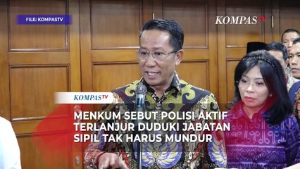 Menkum Supratman Respons Putusan MK Larang Polisi Aktif Duduki Jabatan Sipil: Tak Harus Mundur