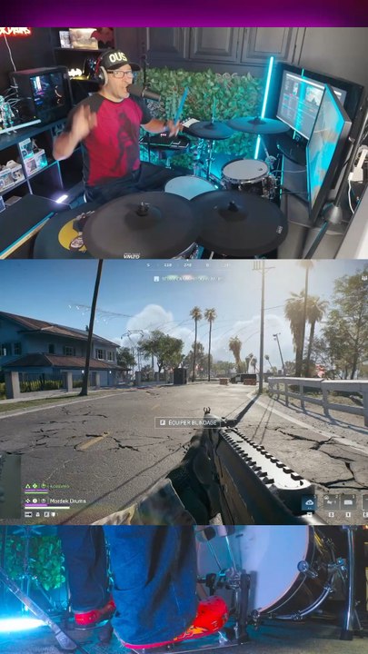 Je joue à Battlefield avec ma batterie