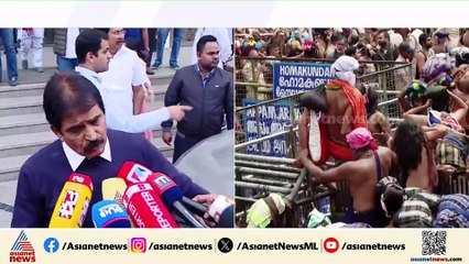 'സർക്കാരിന്റെ തത്രപ്പാട് സ്വർണ്ണക്കൊള്ളയിൽ പെട്ടവരെ രക്ഷിക്കാൻ, ഭക്തർക്ക് വേണ്ടി ഒന്നും ചെയ്തില്ല'