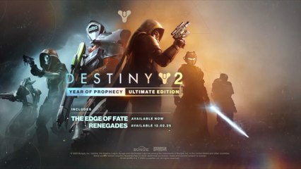 Destiny 2 Renegades Official New Weapons and Gear Trailer