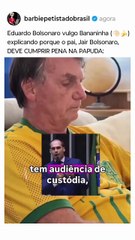 Jamais imaginei que esse dia chegaria.  Mas tenho que admitir: nesse caso, concordo totalmente com Eduardo Bolsonaro.