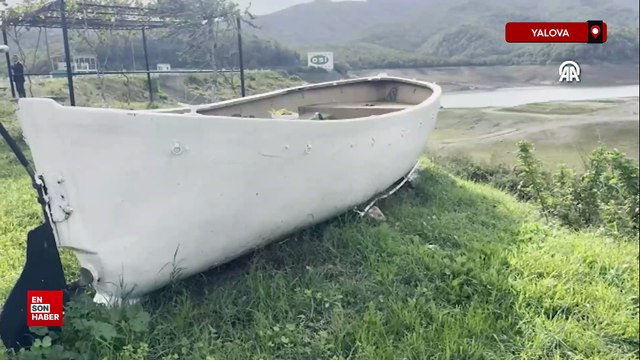 Yalova'nın su ihtiyacını karşılayan Gökçe Barajı'nda su seviyesi yüzde 10'a geriledi