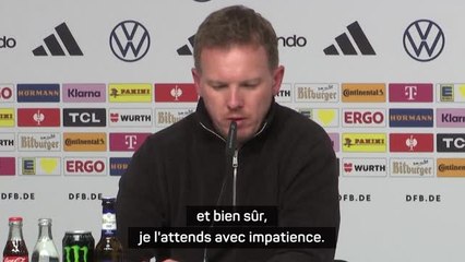 Allemagne - Nagelsmann : "J'attends avec impatience cette Coupe du monde"