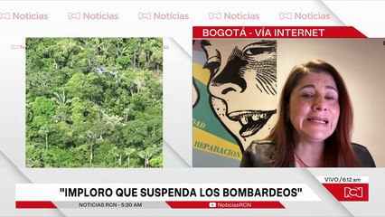 Le seguiré insistiendo al presidente que suspenda los bombardeos: defensora Iris Marín