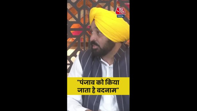 'पंजाब को बदनाम किया जाता है,' बोले CM भगवंत मान