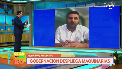 GOBERNACION DESPLIEGA MAQUINARIAS