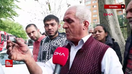 İstanbul Esenyurt'ta park halindeki minibüs alev alev yandı