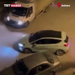 Drift atan sürücü, kendini uyaranları işte böyle ezmeye çalıştı