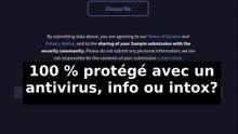 100% protégé avec un antivirus, info ou intox? #antivirus #virustotal #youarethebestantivirus
