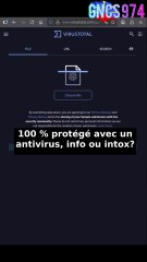 100% protégé avec un antivirus, info ou intox? #antivirus #virustotal #youarethebestantivirus