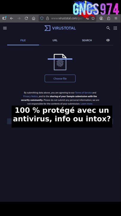 100% protégé avec un antivirus, info ou intox? #antivirus #virustotal #youarethebestantivirus