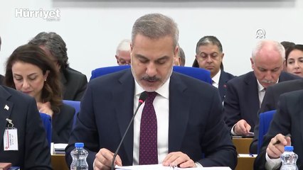 Dışişleri Bakanı Hakan Fidan'dan Suriye açıklaması