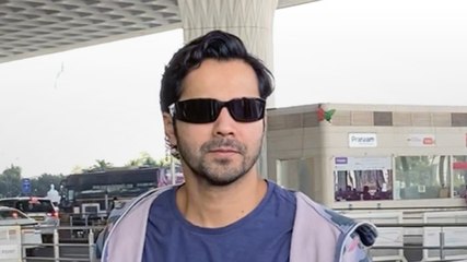 कैजुअल लुक में स्पॉट हुए Varun Dhawan!